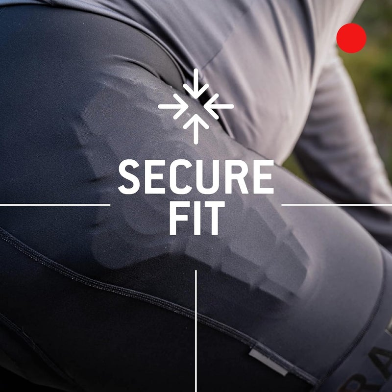 G-Form Slip-in Hip Protectors - Breathable & Lightweight Cycling Pads - Support Gear for Biking Safety - Slip-in Hip Protection Guards for Men & Women - Black, S/M - Image 4