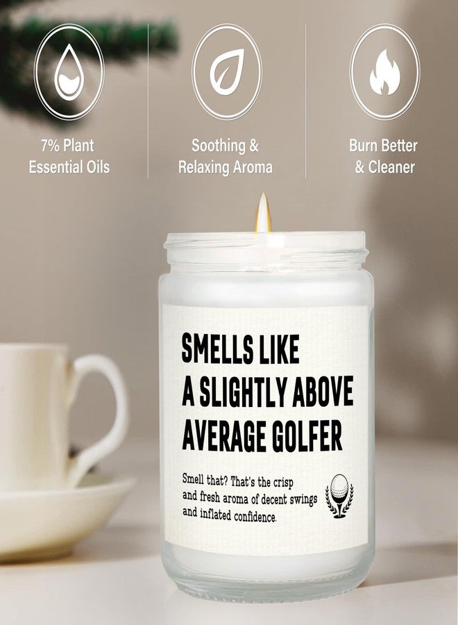Petalsun Golf Gifts for Men Women, Funny Gifts for Golfer, Golf Themed Candle, Birthday Gift for Above Average Golfer Friend Boyfriend Husband Dad Mom - Lavender(7oz) - Image 5
