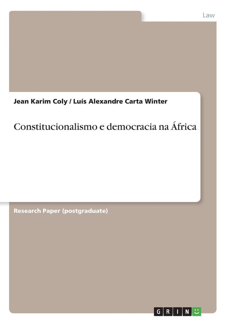 Constitucionalismo e democracia na África