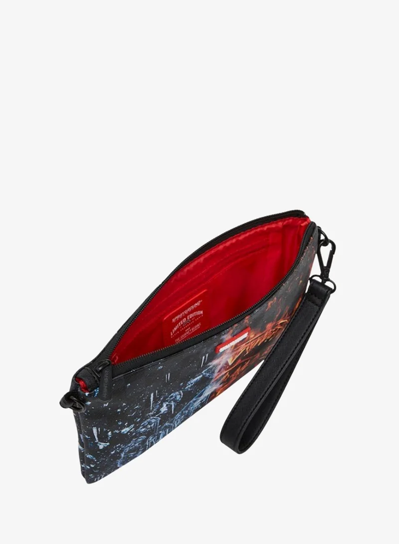 SPRAYGROUND  FIRE & ICE SHARK CROSSOVER CLUTCH  | Best Price UAE