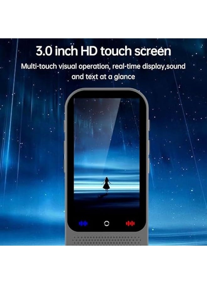 Translator, Portable Language Translator Device with 138 Languages Translating 16 Offline Translation Simultaneous Interpretation Support Voice Video Recording/Photo Translate/ChatGPT Function