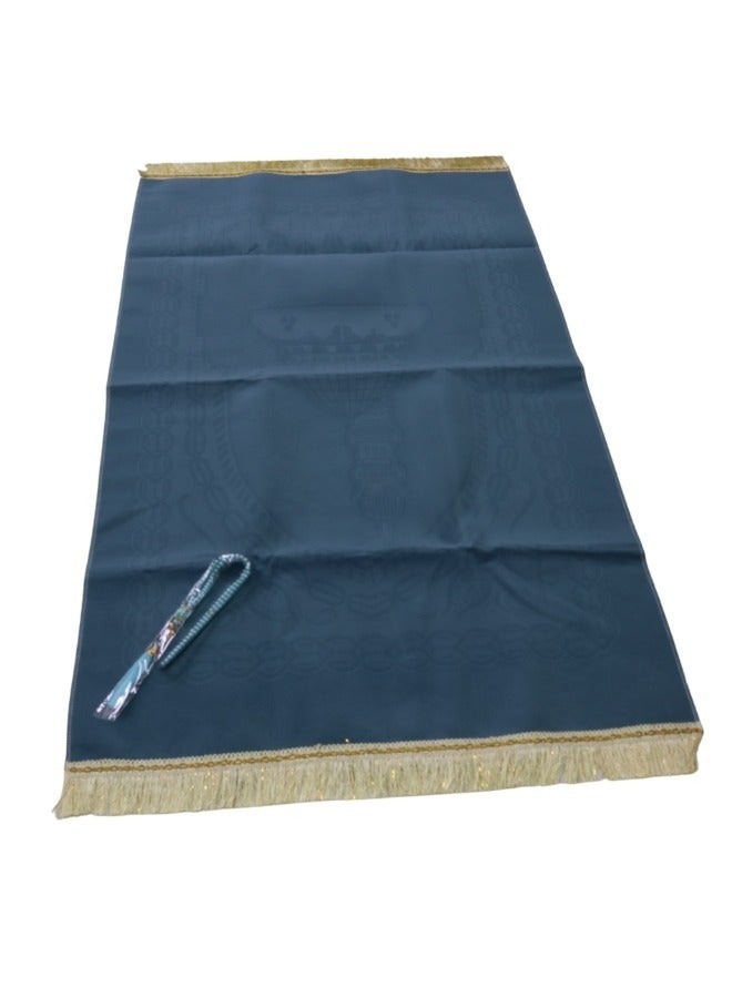 سمارت هوم سجادة صلاه مبطنة بتصميم رسوم إسلامية للأطفال منقوشة مبطنة/شرشف صلاة 100*60 سم - Image 1