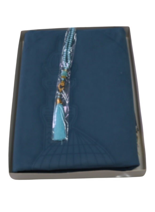 سمارت هوم سجادة صلاه مبطنة بتصميم رسوم إسلامية للأطفال منقوشة مبطنة/شرشف صلاة 100*60 سم - Image 5