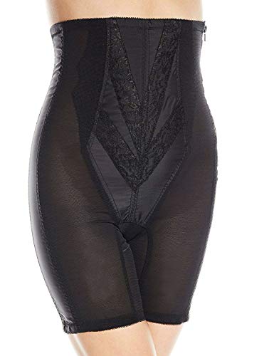Rago Women's Plus-Size Extra Firm Zippered High Waist Long Leg Shaper (X), Black, 5X-Large (40) - Image 5
