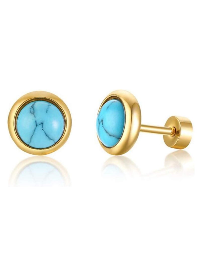 18K Gold Plated 316L Stainless Steel Simple Minimalist Turquoise Stud Earrings Stud Earrings Everyday Earrings Set - pzsku/Z389C20F7AD58EB0AC318Z/45/_/1727915203/b45959b9-717e-42f8-b97a-8b18873717d8