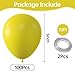 KALOR Yellow Balloons100 Pcs 5 Inch Mini Matte Latex Balloons for Balloon Garland Arch Birthday Decoration Wedding Party Baby Shower Decorations - Image 2