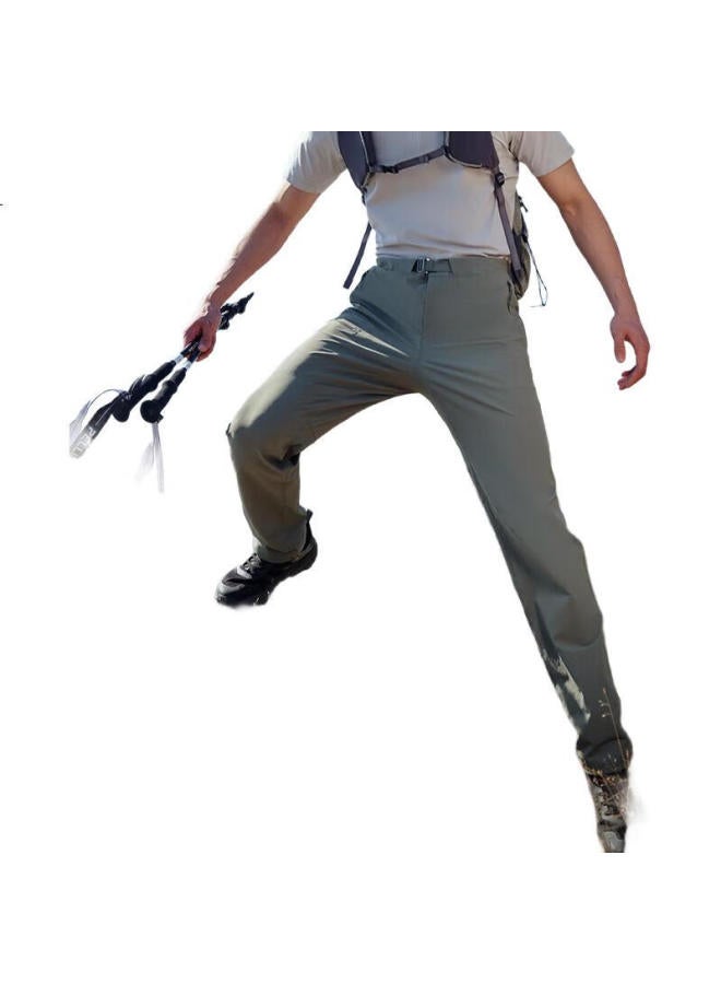 PELLIOT Wind Shield Max Outdoor Softshell Pants Men'S Waterproof And Abrasion Resistant Long Pants High Elasticity Breathable Sports Pants 115107003 Gray M - Image 1