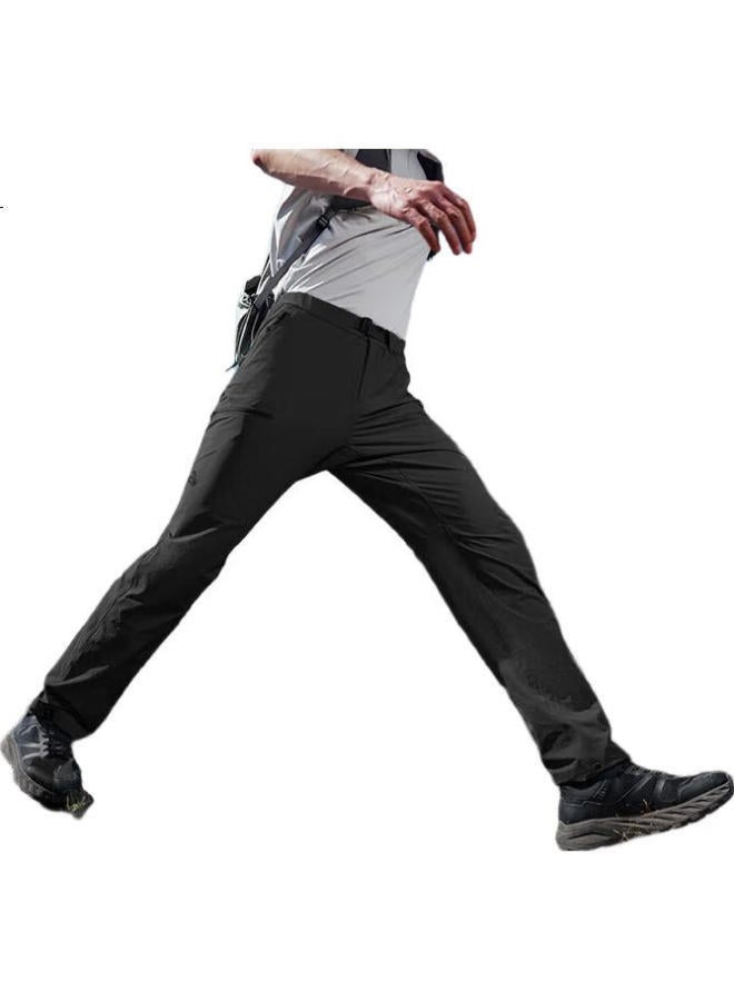 PELLIOT Wind Shield Max Outdoor Softshell Pants Men'S Waterproof And Abrasion Resistant Long Pants High Elasticity Breathable Sports Pants 115107003 Gray M - Image 2