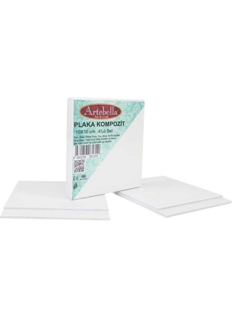 Artebella - KPT4S Composite Plate 10 x 10 cm Set of 4 - Image 1