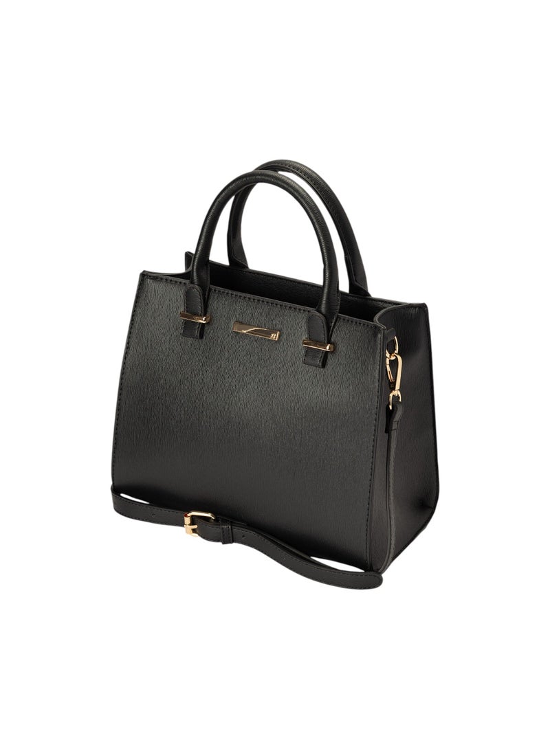 Bata Solid Satchel Bag - Image 3