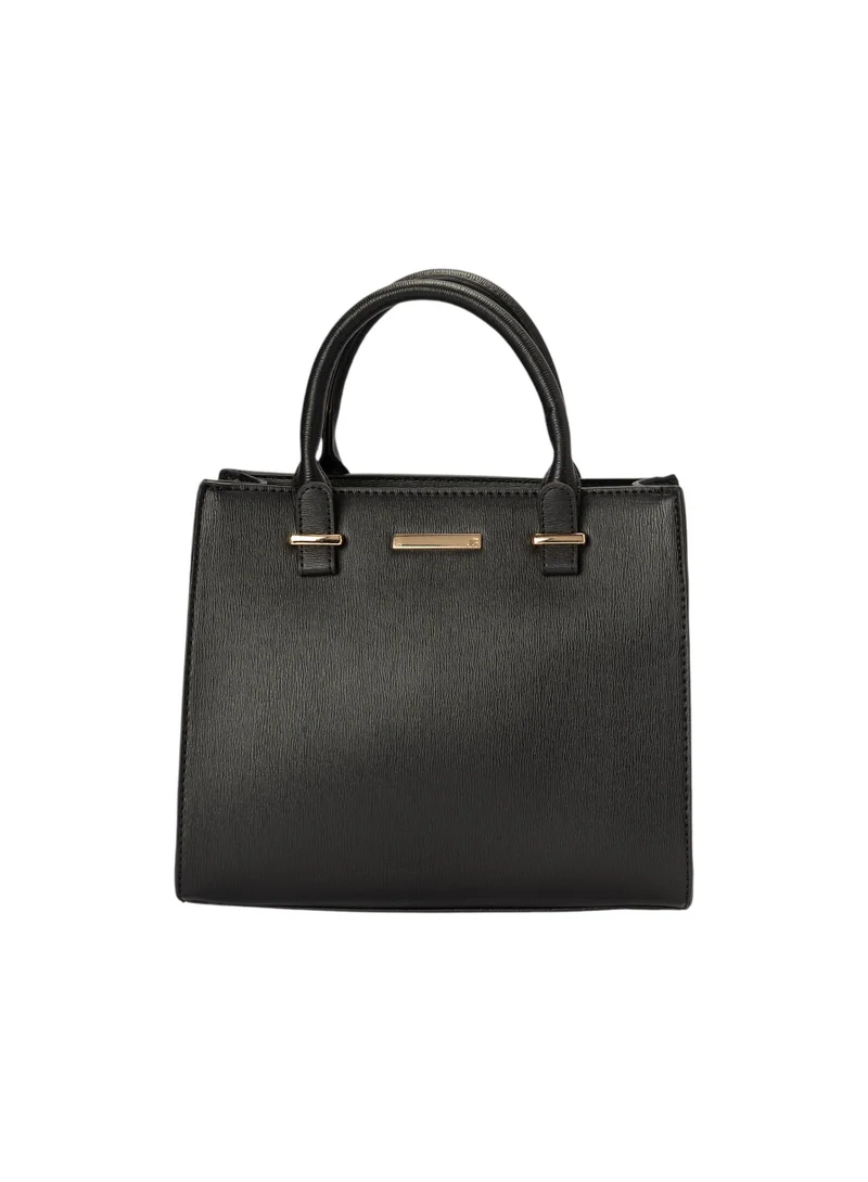 Bata Solid Satchel Bag