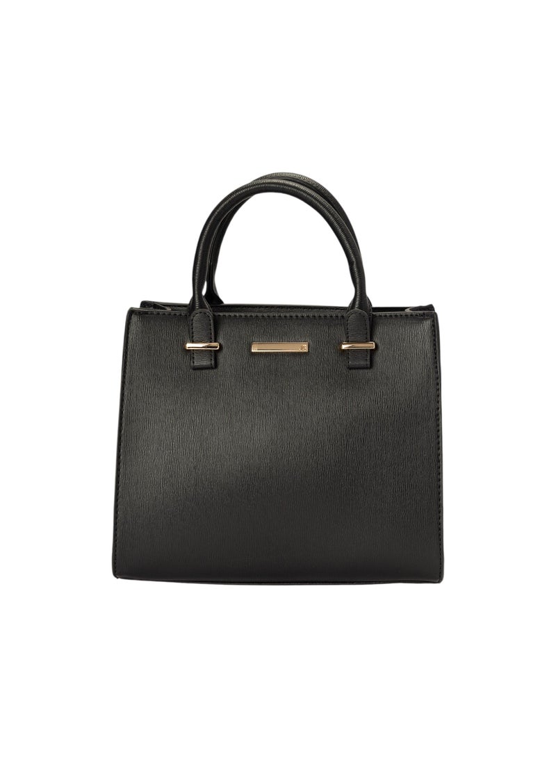 Bata Solid Satchel Bag - Image 1