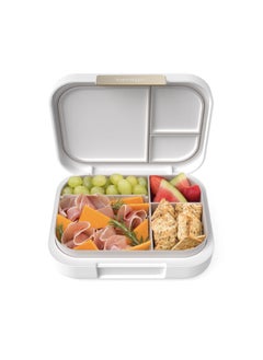 Bentgo Modern - Versatile 4 - Compartment Bento - Style Lunch Box, Leak - Resistant, Ideal For On - The - Go - Balanced Eating - Bpa Free, Matte Finish And Ergonomic Design - White  - Image 1