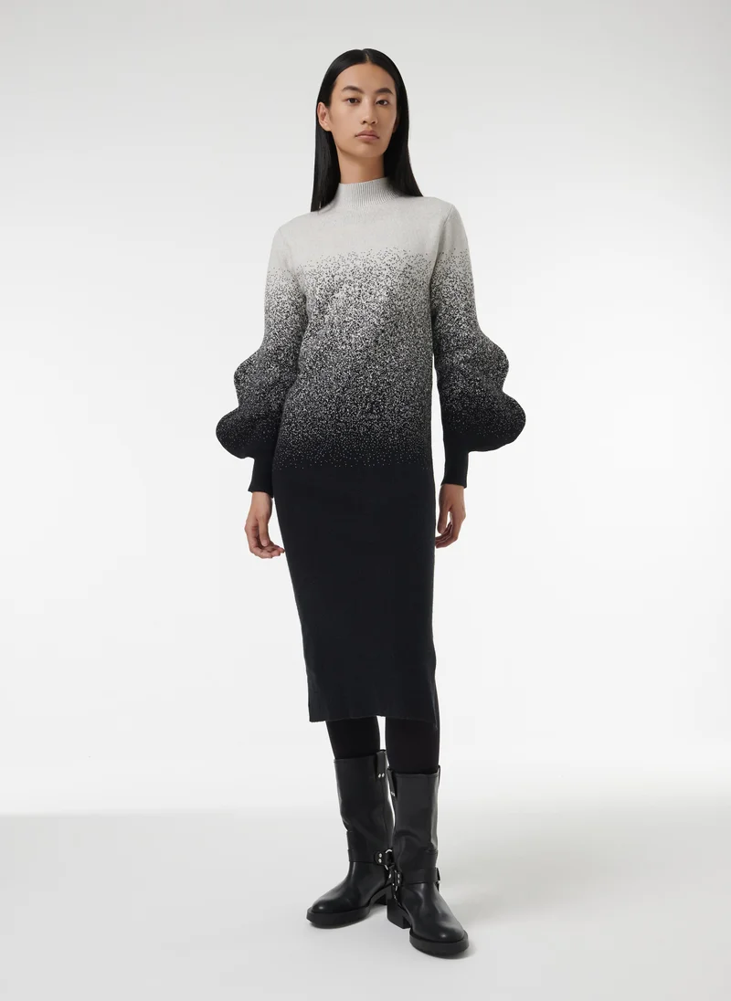 ليم قفطان مُحاك بألوان متدرجة - الخيار الأقصر