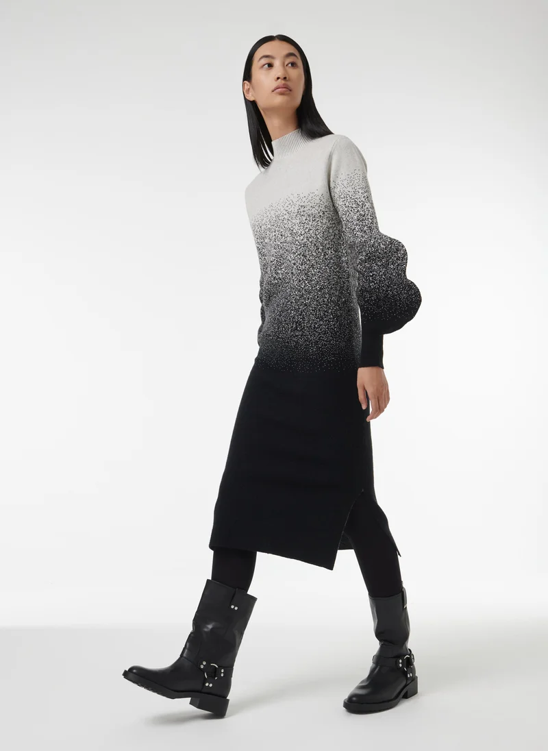 ليم قفطان مُحاك بألوان متدرجة - الخيار الأقصر