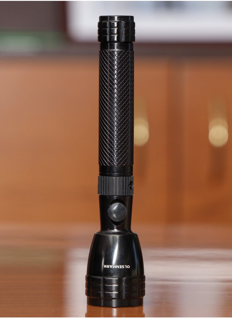 Olsenmark - Olsenmark Rechargeable LED Flashlight- OMFL2832, Lithium Battery, 3W LED, Light-Weight Design and Long Hours - Image 1