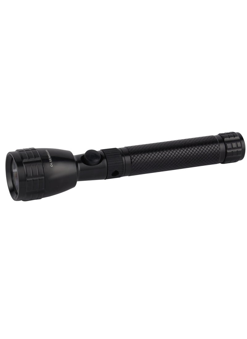 Olsenmark - Olsenmark Rechargeable LED Flashlight- OMFL2832, Lithium Battery, 3W LED, Light-Weight Design and Long Hours - Image 1