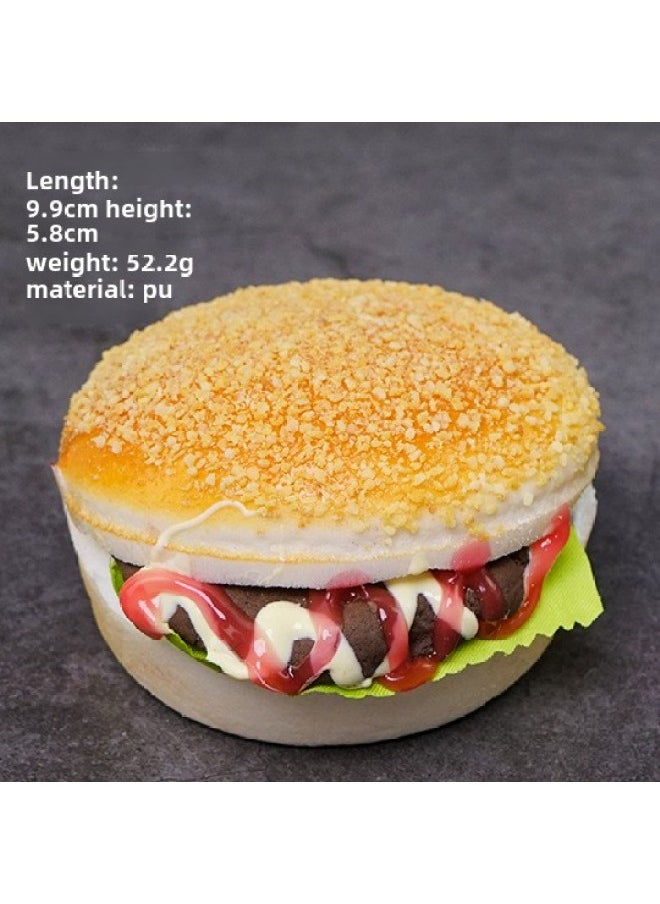 Restaurant Cabinet Baking Props Decoration Pu Hamburger Refrigerator Sticker Hot Dog Bread Sandwich Simulation Bread Model-Dimensions:Peanut Scrap Egg Burger - pzsku/Z389C9783652B18E876A1Z/45/_/1741676340/b32b5020-91d9-4789-acb4-aacf56f65d0c