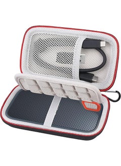 Lacdo Hard Carrying Case For Sandisk Extreme Portable External Ssd Sdssde60 Sdssde61 250Gb 500Gb 1Tb 2Tb 4Tb Usb C Solid State Drive Eva Shockproof Water Repellent Protective Storage Travel Bag Black  - Image 1