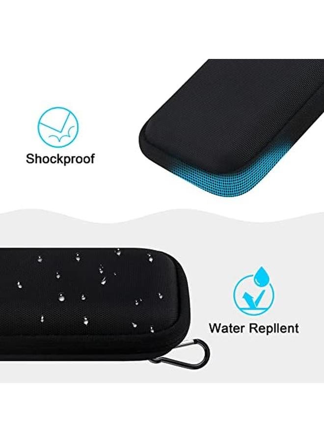 لاكدو حقيبة حمل صلبة لجهاز Sandisk Extreme Portable External SSD Sdssde60 Sdssde61 250Gb 500Gb 1TB 2TB 4TB USB C SSD Drive EVA مقاوم للصدمات ومقاوم للماء وحقيبة تخزين واقية للسفر باللون الأسود  - Image 3