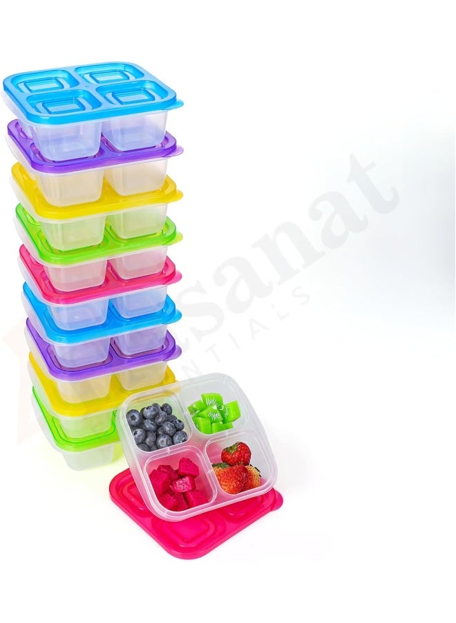 HASANAT ESSENTIALS حاويات تخزين مربعة صغيرة من هاسانات إيسينشالز - Image 3