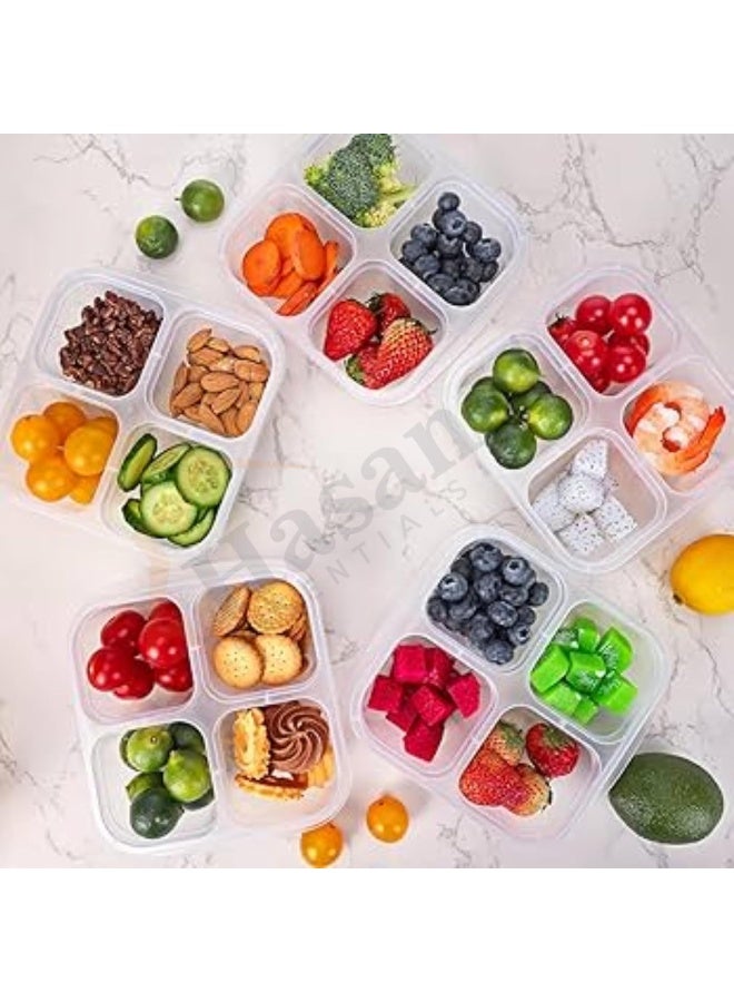 HASANAT ESSENTIALS حاويات تخزين مربعة صغيرة من هاسانات إيسينشالز - Image 5