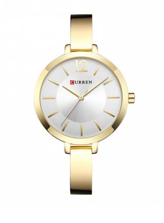 9012 Quartz Movement Round Dial Stainless Steel Strap Waterproof Women Wristwatch -Gold - pzsku/Z389CAD254AB2A80001ACZ/45/_/1672663066/90fb480c-4af4-4de8-a1d3-b25565e749c1
