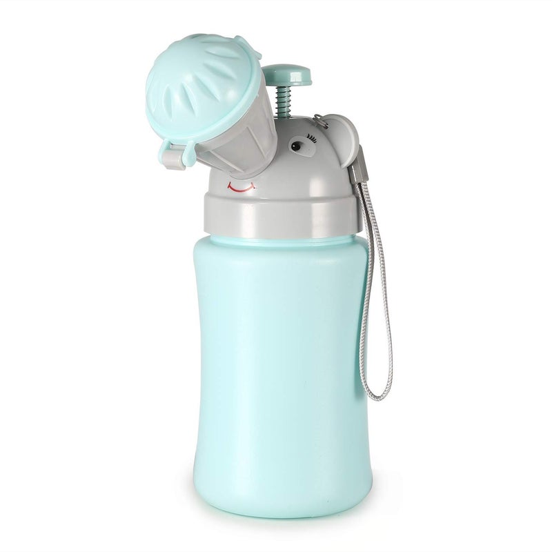 ONEDONE Portable Potty Baby Child Potty Urinal Emergency Toilet for Camping Car Travel and Kid Potty Pee Training (Blue) - Image 2