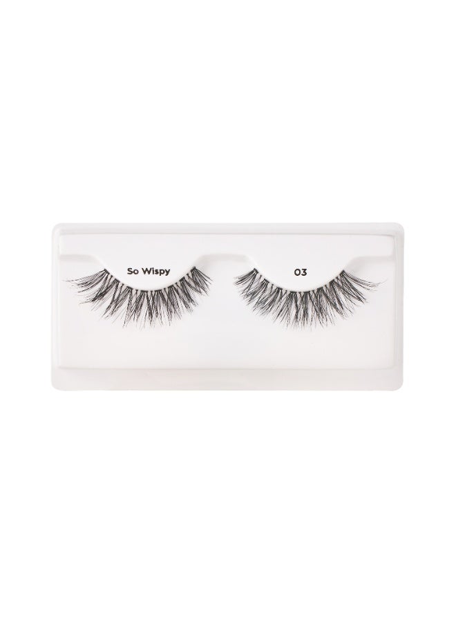 KISS So Wispy Tapered Lash Collection Black & Lash Couture Strip Lash Adhesive ClearBundle - Image 5