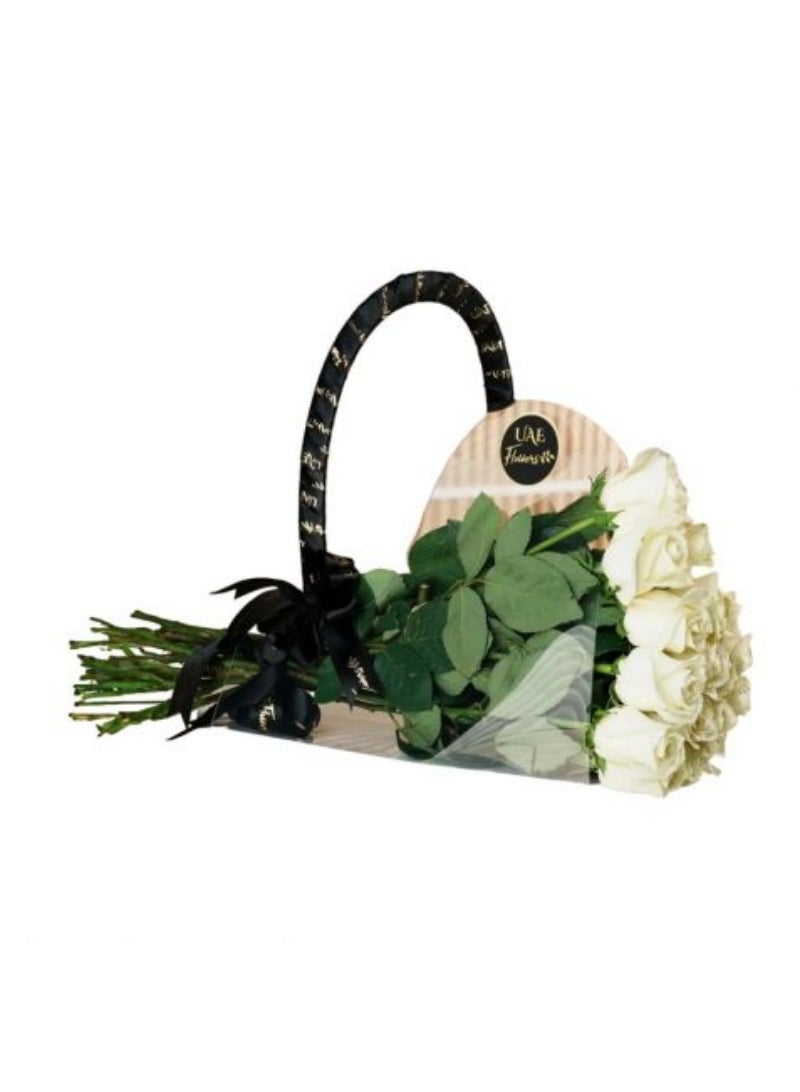 Generic White Roses Bag