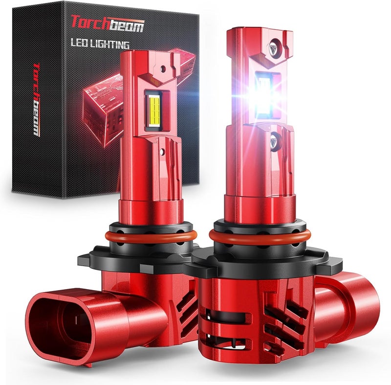 Torchbeam 2025 9006 Bulbs Combo, 9006 45000LM Fog Light Powersports Bulbs for ATVS,3 Minutes Installation,1:1 Size Plug and Play,Pack of 2 - Image 1