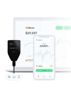تريزور تريزور سيف 5 - محفظة رقمية للعملات المشفرة مع عنصر أمان وعبارة مرور، شاشة تعمل باللمس بالألوان مع ردود فعل لمسية، احمِ عملاتك البيتكوين وأصولك الرقمية (أرجواني خام)  - Image 2