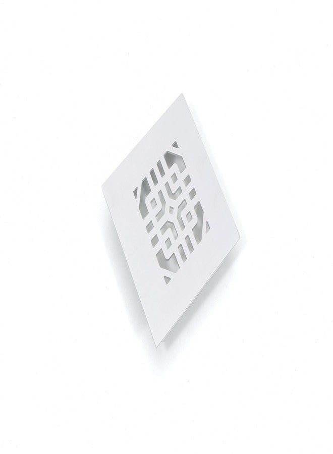 Nixnine شبكة تهوية مطبخ من الألومنيوم من نيكسنين (لون فضي - 102 مم × 102 مم × 1.5 مم) (4 × 4 بوصة) عبوة من قطعتين - Image 1