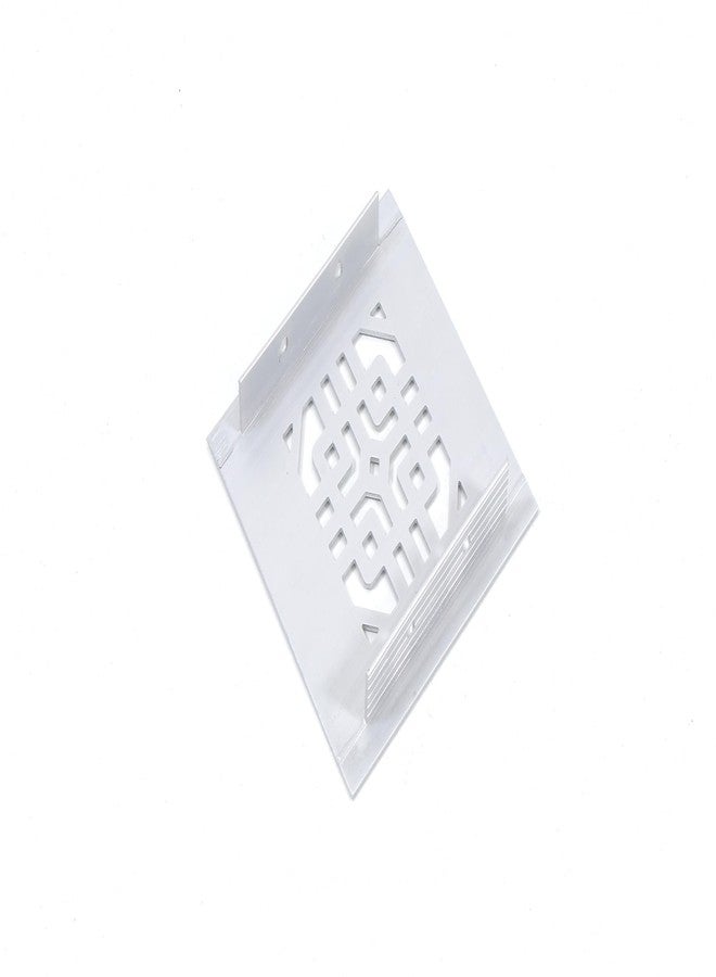 Nixnine شبكة تهوية مطبخ من الألومنيوم من نيكسنين (لون فضي - 102 مم × 102 مم × 1.5 مم) (4 × 4 بوصة) عبوة من قطعتين - Image 2