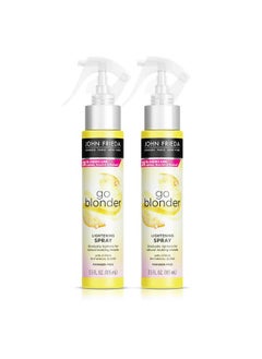 John Frieda Go Blonger Lightening Spray Paraben Free Phthalate Free Ammonia Free Cruelty Free Blonde Tone Enhancer 3.5 Fl Oz Bottle (2 Pack)  - Image 1
