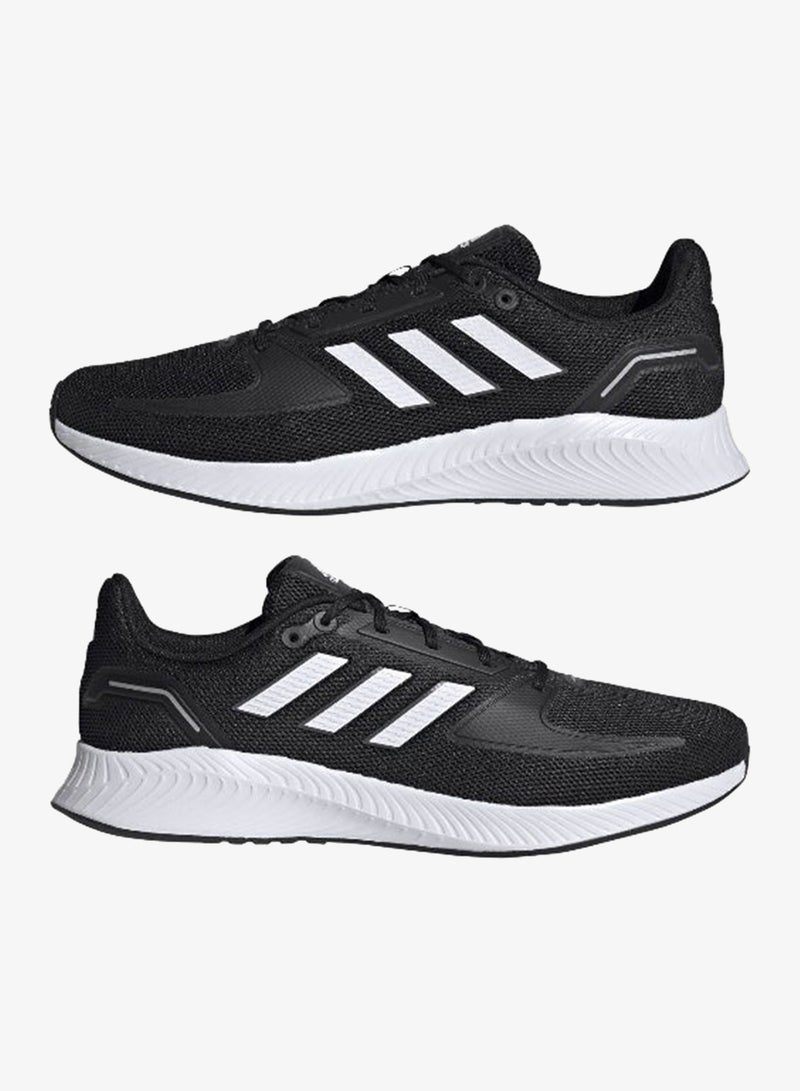 اديداس أديداس ران فالكون 2.0 أحذية جري سوداء للرجال مقاس 7 - Image 2