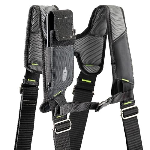 Dead On Tools - 1680 Denier Poly Framer’s Tool Belt with Suspenders (HDP369857),Black - Image 5