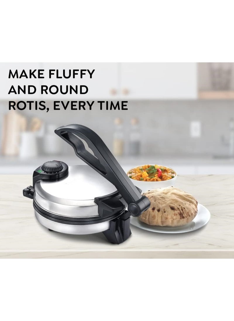 Roti Maker Electric Automatic chapati Maker Electric Automatic Roti Maker Machine With 950 Watts For Making Roti Chapati Parathas Stainless Steel