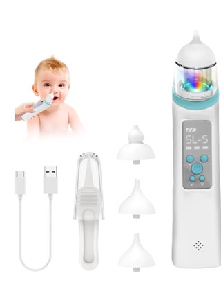 Baby Nasal Aspirator, Electric Nasal Aspirator for Baby Nose Aspirator, Rechargeable Nose Cleaner for Toddlers with 5 Suction Levels, Waterproof Nasal Aspirator with Music Light Function - pzsku/Z389D33292A4B516A908EZ/45/_/1713252928/5485b41b-8324-4ee7-a6a3-ccc0a1850998