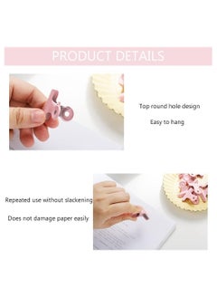 Y&D Mixed Color Metal Bulldog Clips, Utility Hinge Clips Binder for Food Bag, Pictures, Photos, Home Office, 75Pcs, (Pink, Green and Purple)  - Image 4