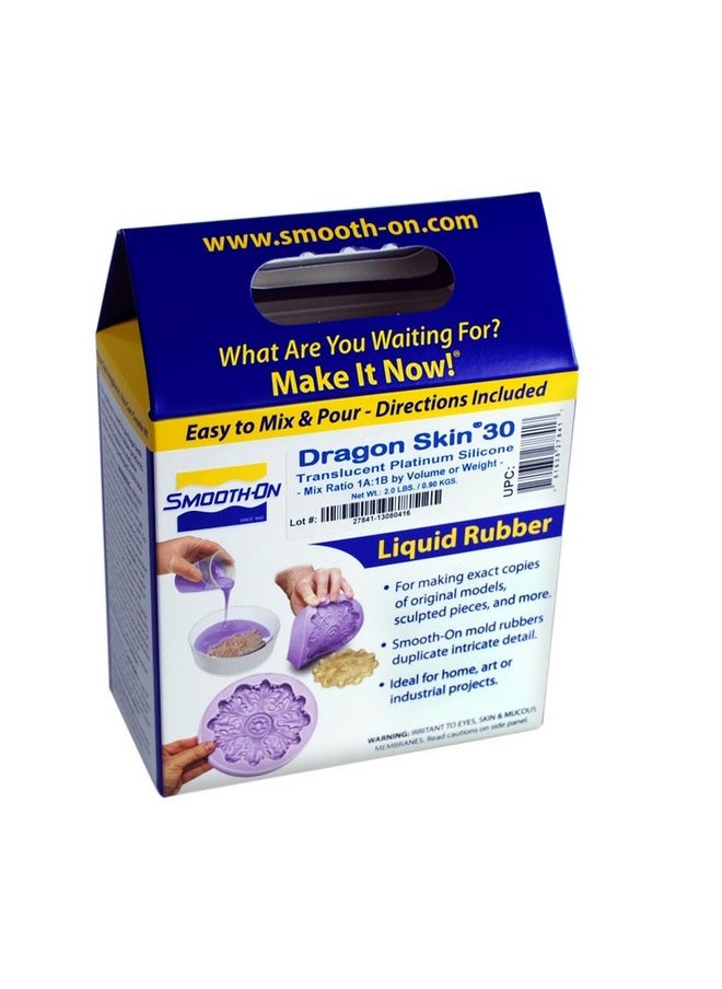 Smooth-On Dragon Skin 30 Addition Cure Silicone Rubber Compound Pint Unit  - Image 2