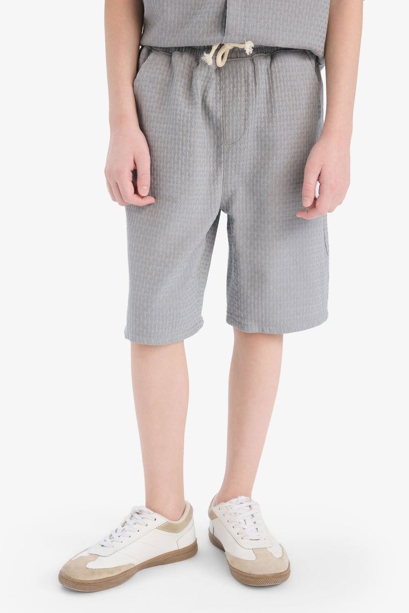 DeFacto Boy Regular Fit Elastic Band Shorts  - Image 1