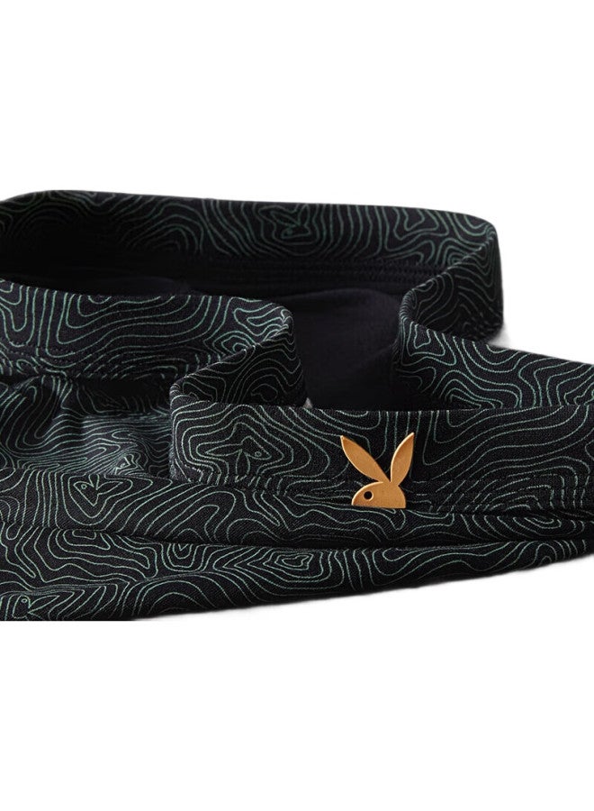 PLAYBOY Men'S Underwear, Ice Silk Modal Graphene Quick-Dry Antibacterial Men'S Briefs, Cool And Breathable, Four-Pack - Image 1