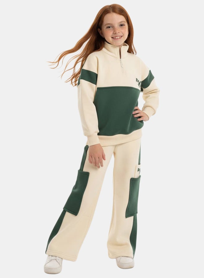 روكيدو طقم مطبوع مبطن بفليس من الداخل - Image 2