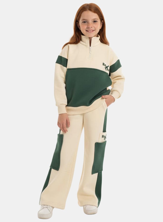 روكيدو طقم مطبوع مبطن بفليس من الداخل - Image 3