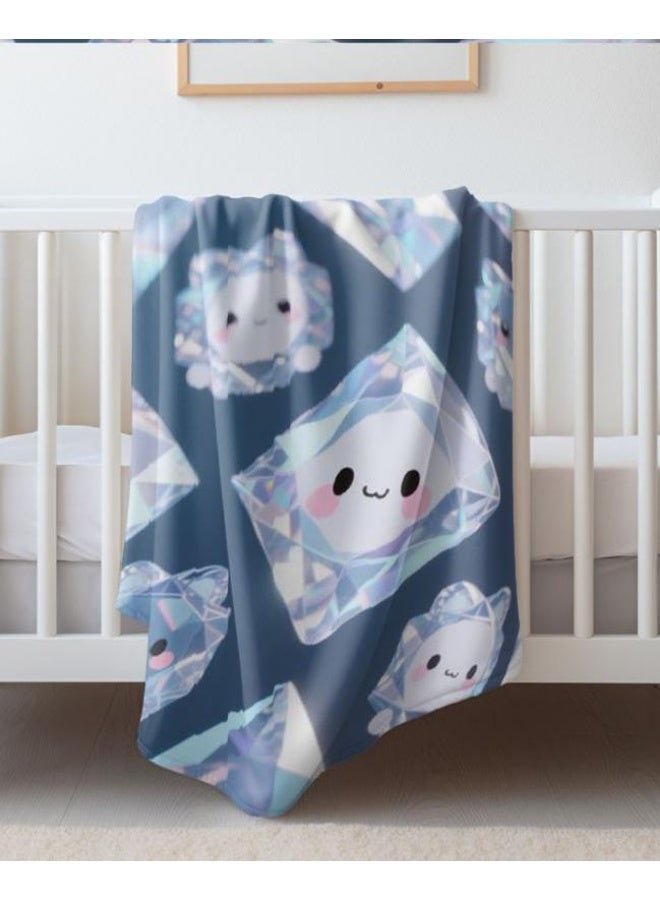 general Children's or student cartoon flannel thin blanket (warm and comfortable, suitable for sleep, games) 100cm*150cm - 705 - Image 1