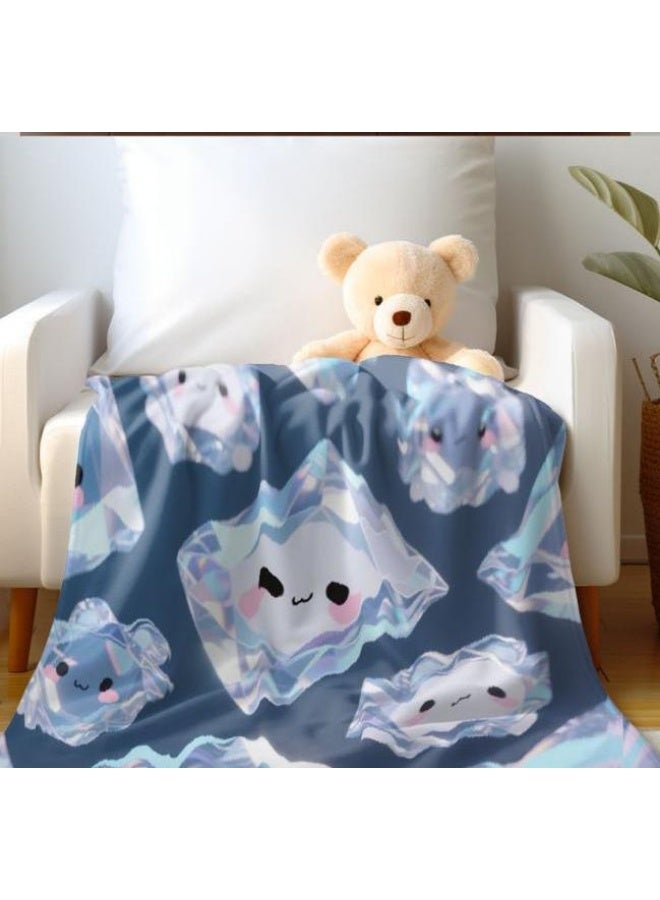 general Children's or student cartoon flannel thin blanket (warm and comfortable, suitable for sleep, games) 100cm*150cm - 705 - Image 3
