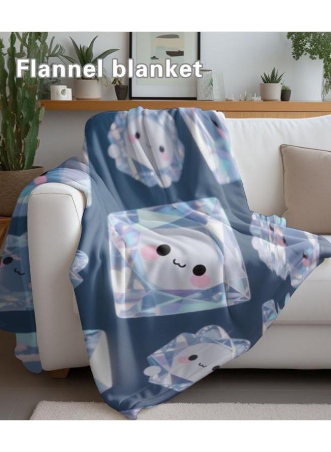 general Children's or student cartoon flannel thin blanket (warm and comfortable, suitable for sleep, games) 100cm*150cm - 705 - Image 5