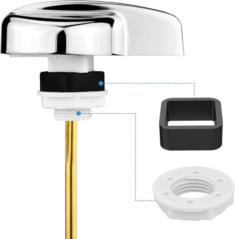 Ancable Toilet Handle Replacement Parts, Toilet Tank Flush Lever for TOTO THU004-CP Trip Lvr for St701Cst854884 for TOTO ST701, CST853, CST854, CST884, CST604CEF, CST614CEF Flush Handle - Image 3