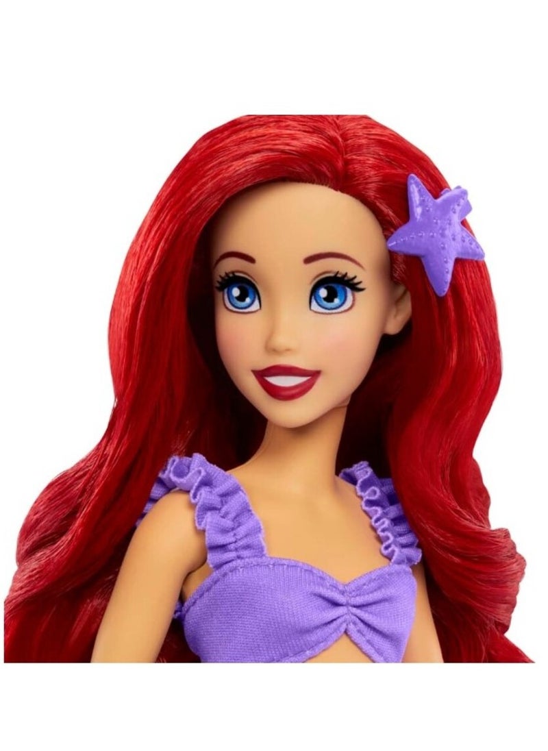 Mattel Games دمية الأميرة آرييل 2 في 1 من ديزني - حورية البحر إلى الأميرة  - Image 3